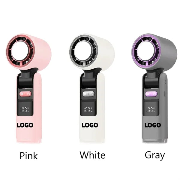 Handheld Portable Fan with Ice Cooler