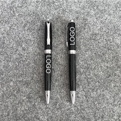 Metal Rotating Ballpoint Pen Business Medium Oil Ink