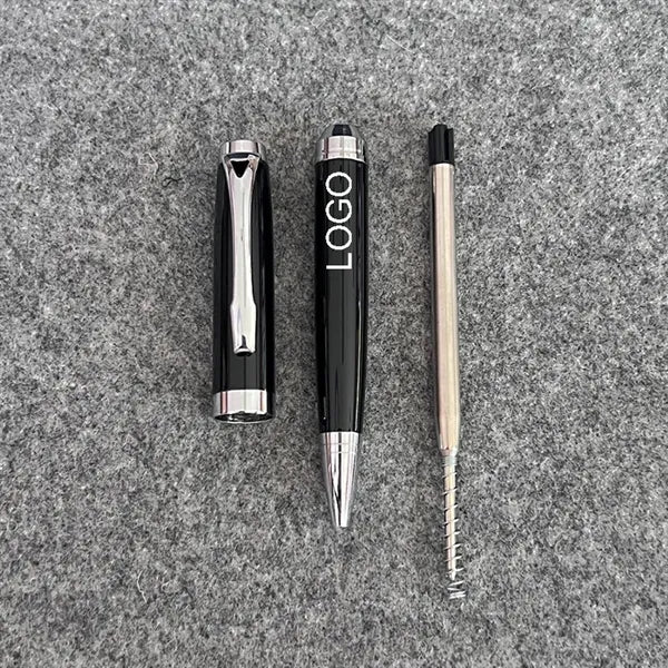 Metal Rotating Ballpoint Pen Business Medium Oil Ink