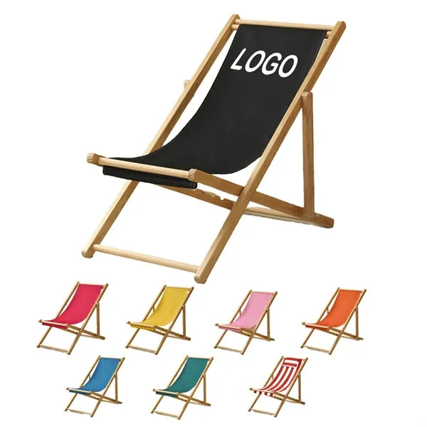 Solid Wood Beach Chair
