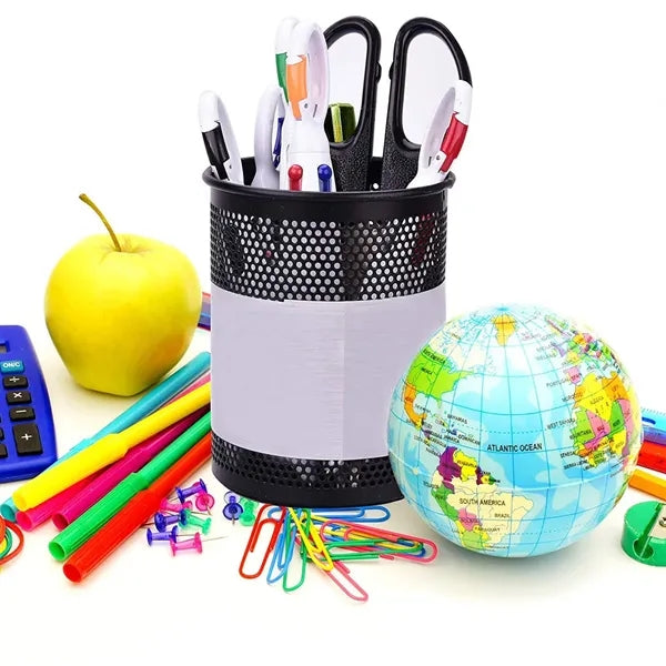 4-Color Retractable Soft Grip Ballpoint Pen with Keychain