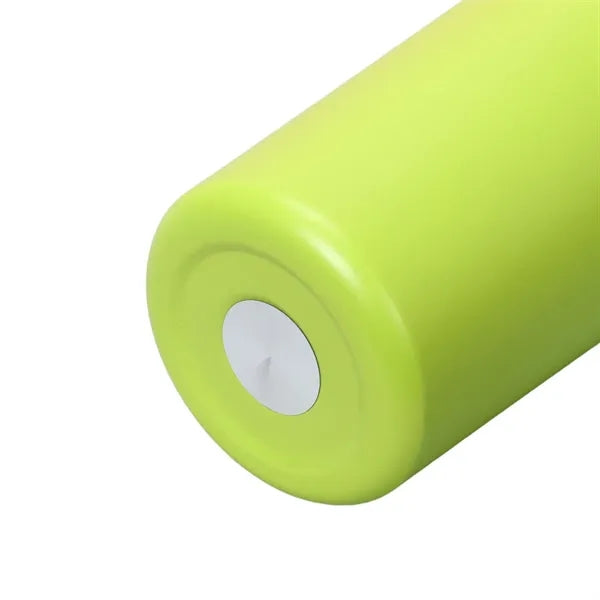 12-oz Stainless Steel Tumbler with Spill-Resistant Straw