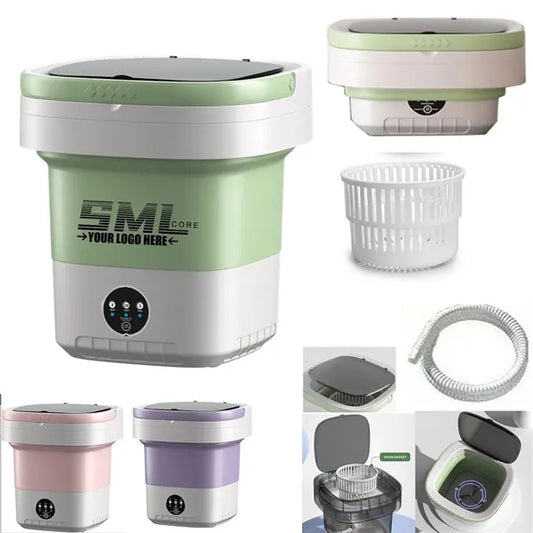 12L Capacity Portable Foldable Mini Washing Machine for Trav