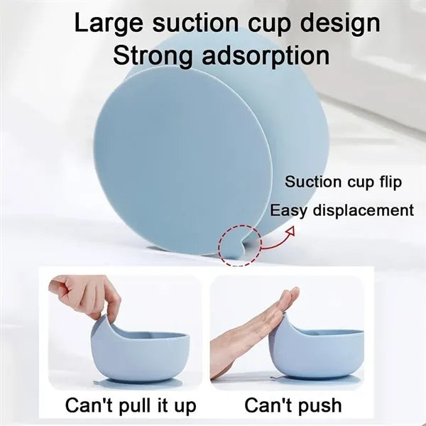 Silicone Suction Baby Soft Spill Resistant Bowl
