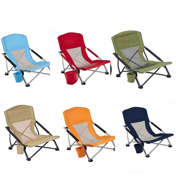 Portable Tech Outdoor Camping Beach Fishing Recliner Chair