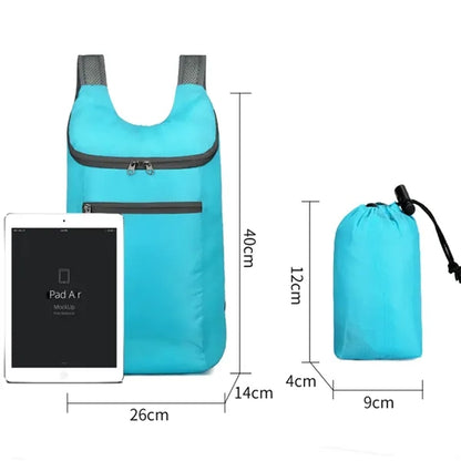 Portable Foldable Waterproof Sports Travel Backpack