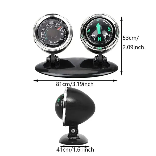 2-in-1 Compact Ball Universal Automatic Digital Dashboard