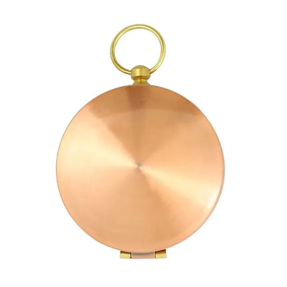 Copper Luminous Waterproof Flip-top Pocket Camping Compass