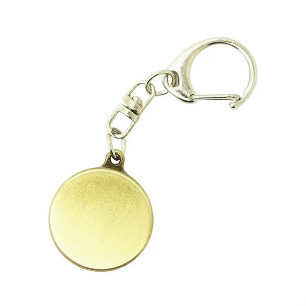 Zinc Alloy Compact Vintage Portable Pocket Compass Keychain