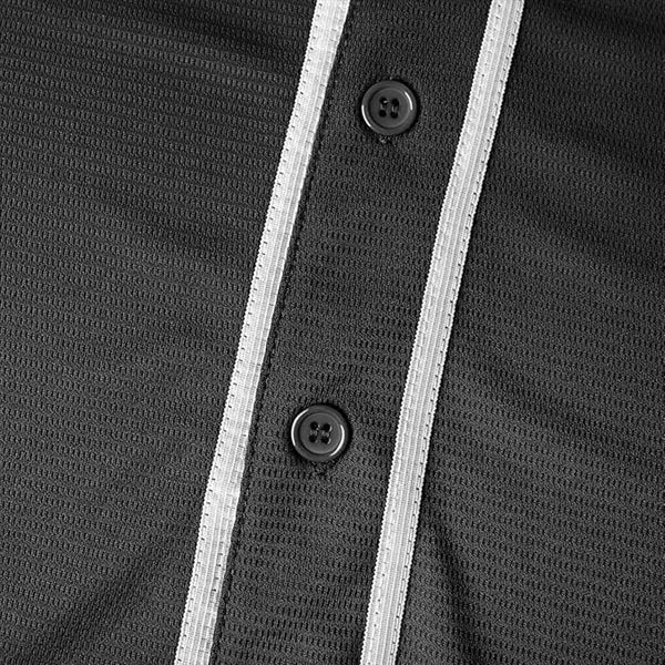 Custom Blank Baseball Jersey Short Sleeve Hip Hop Style