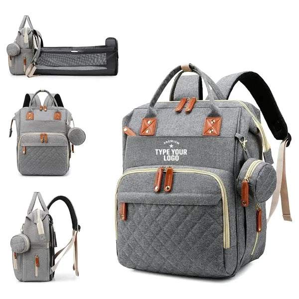 3 in 1 Diaper Bag with Changing Pad Waterproof Baby Backpack