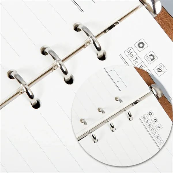 A5 Leather Refillable Premium Vintage Travel Notebooks