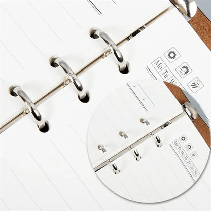 A5 Leather Refillable Premium Vintage Travel Notebooks