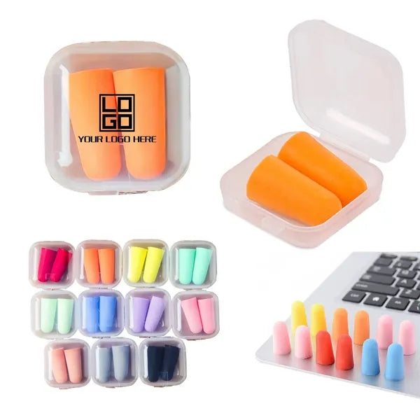 Bullet shape Ear plug with plastic case