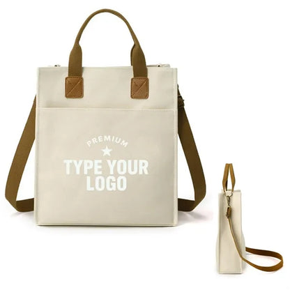 Canvas Tote Purse Crossbody with Top Handle Shoulder Bag