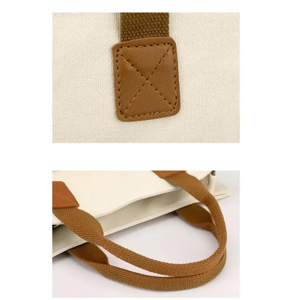 Canvas Tote Purse Crossbody with Top Handle Shoulder Bag