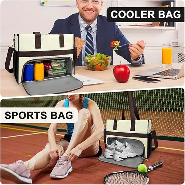 Insulated Lunch Tote Bag with Laptop Compartment
