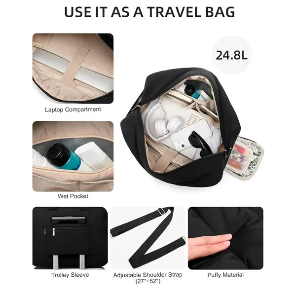 Insulated Lunch Tote Bag for Women Laptop Purse for Work
