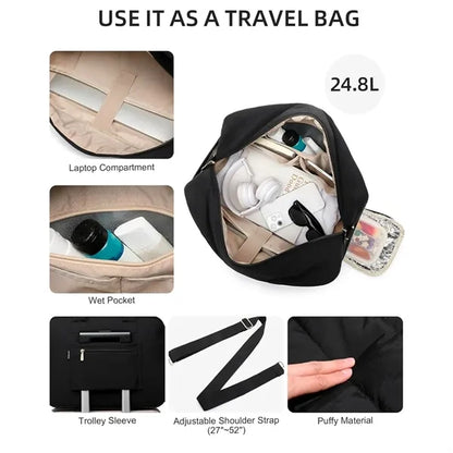 Insulated Lunch Tote Bag for Women Laptop Purse for Work