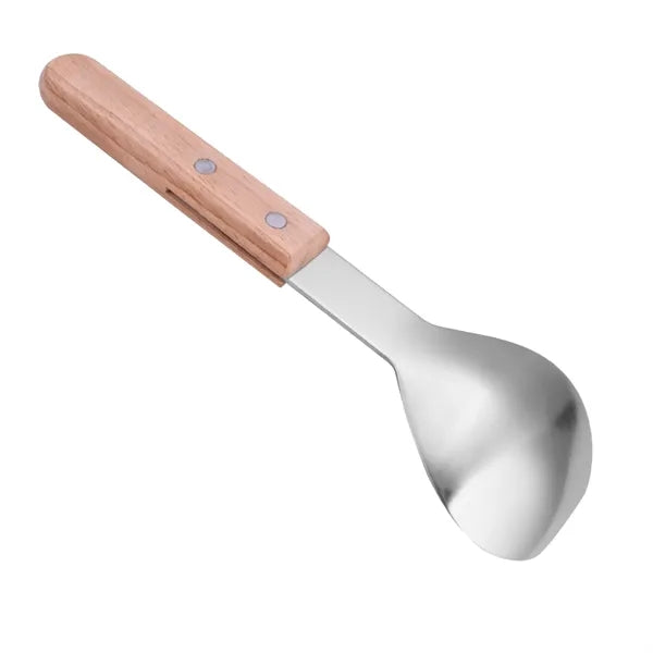 Stainless Steel Wooden Handle Ice Cream Scoop