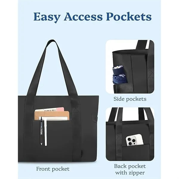 Weekender Bag with Laptop Compartment for Work Nurse Gym