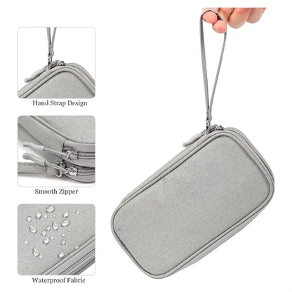 Portable Electronic Organizer Bag Universal Storage Case