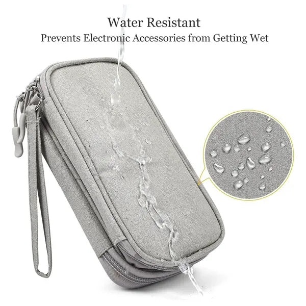 Portable Electronic Organizer Bag Universal Storage Case