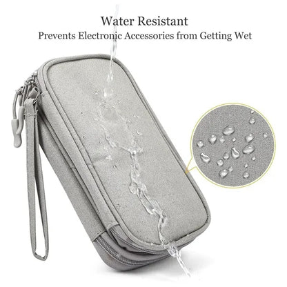 Portable Electronic Organizer Bag Universal Storage Case
