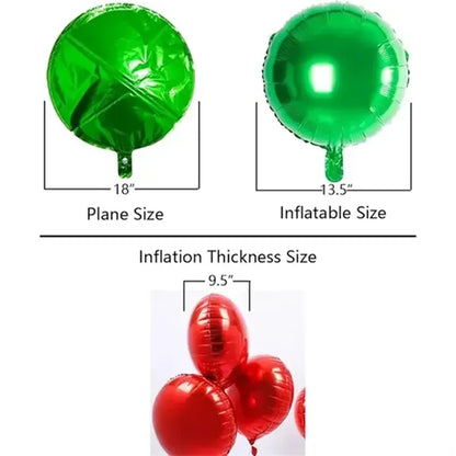 18" Party Decor Round Mylar Foil Balloons