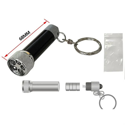 Homestead Metal Flashlight Keytag