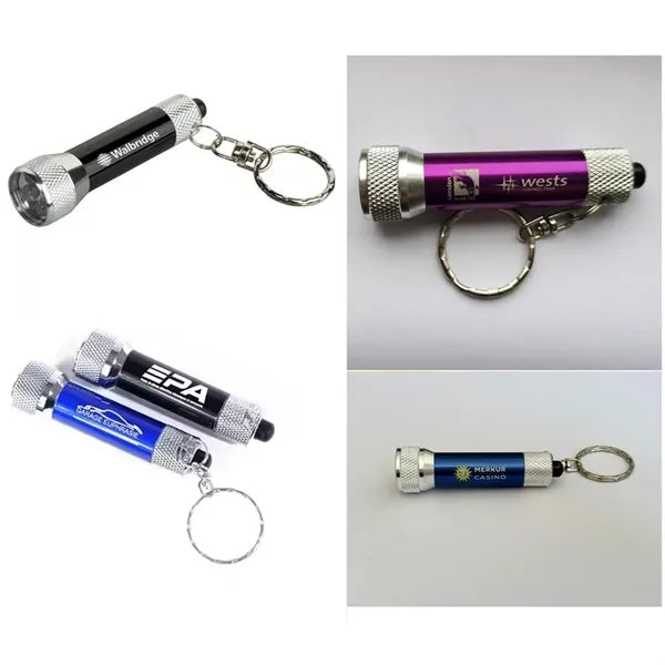 Homestead Metal Flashlight Keytag