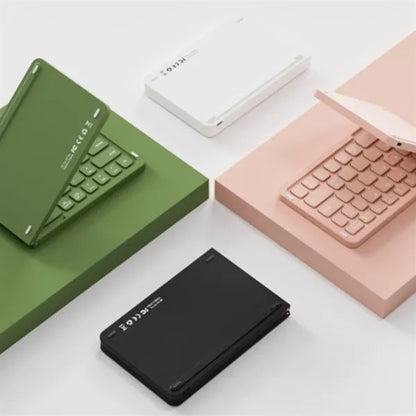 Wireless Foldable Bluetooth Keyboard Portable Mini Laptop