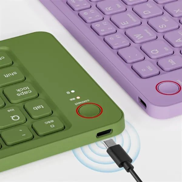 Wireless Foldable Bluetooth Keyboard Portable Mini Laptop