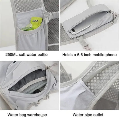 Vest Running Race Hydration Running Vest Backpack 5L