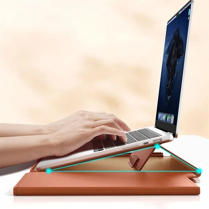 15 Inch Laptop Sleeve Bag Multi Function Stand Portable Case