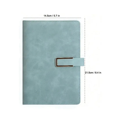 A5 PU Leather Notebook with Pen Loop & Magnetic Closure