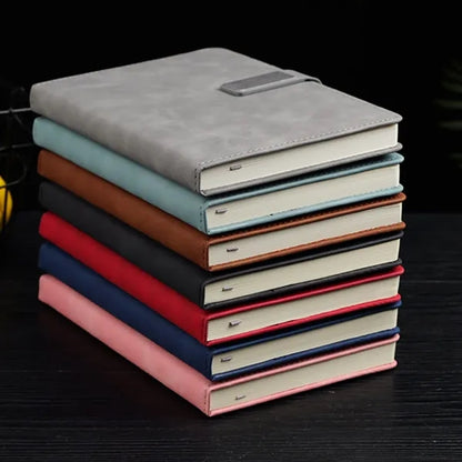 A5 PU Leather Notebook with Pen Loop & Magnetic Closure