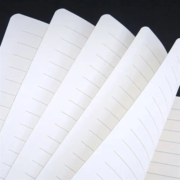A5 Textured Notebook with with External Pen Holder Strap