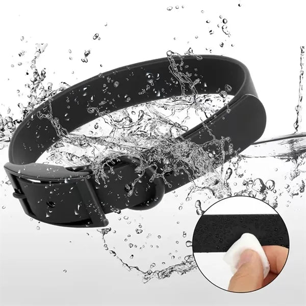 Customizable Pet Collar with Adjustable Strap and Logo