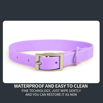 Customizable Pet Collar with Adjustable Strap and Logo