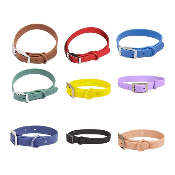 Customizable Pet Collar with Adjustable Strap and Logo