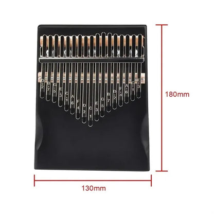 Wood 17-Key Thumb Piano Kalimba with Resonant Wood Body