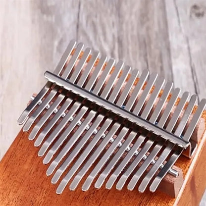 Wood 17-Key Thumb Piano Kalimba with Resonant Wood Body