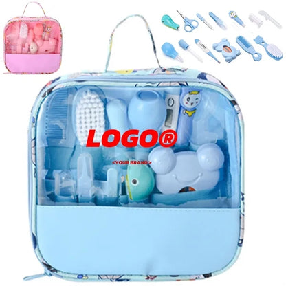 Baby Care Kit Set With Nail Clipper Comb Brush Thermometer