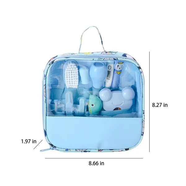 Baby Care Kit Set With Nail Clipper Comb Brush Thermometer