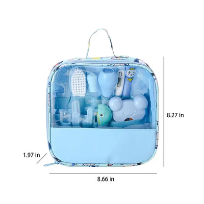 Baby Care Kit Set With Nail Clipper Comb Brush Thermometer