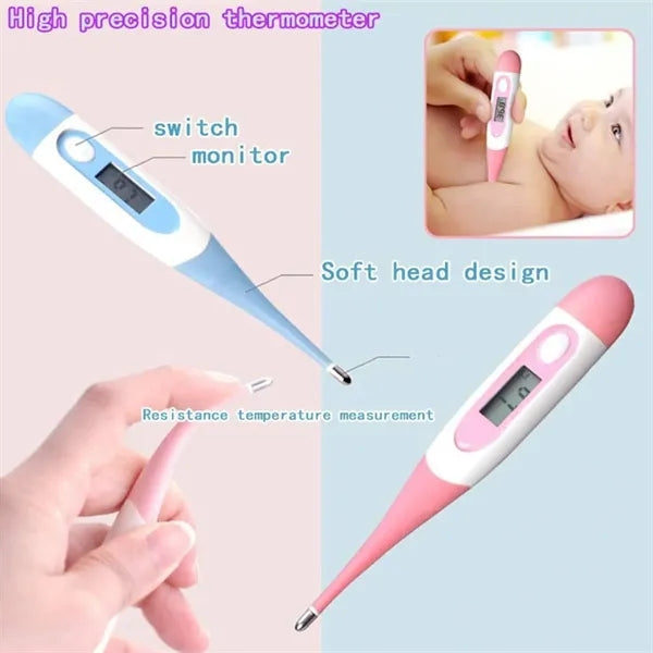 Baby Care Kit Set With Nail Clipper Comb Brush Thermometer