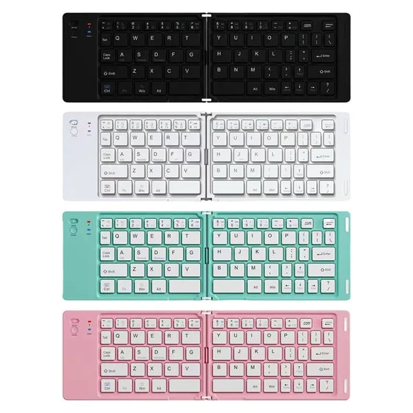 Foldable Wireless Keyboard for Easy Travel and Convenience