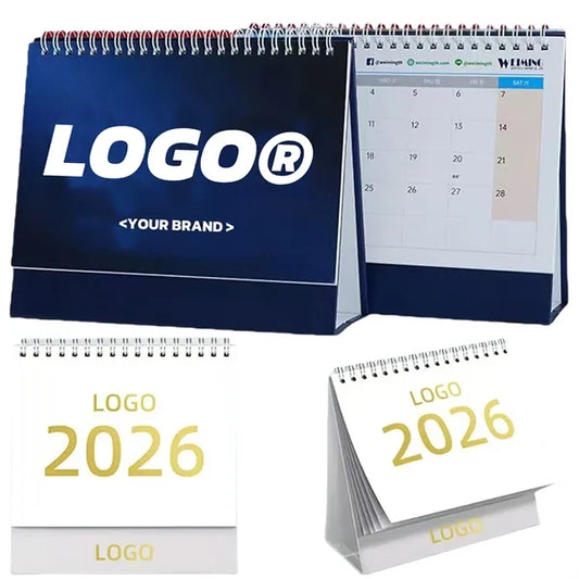Customizable Desk Calendar with Company Logo for Promotion