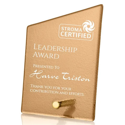 Atchison Russet Slant Award - Gold